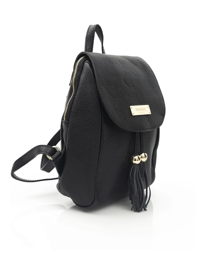 Black Cowhide Crossbody Bag