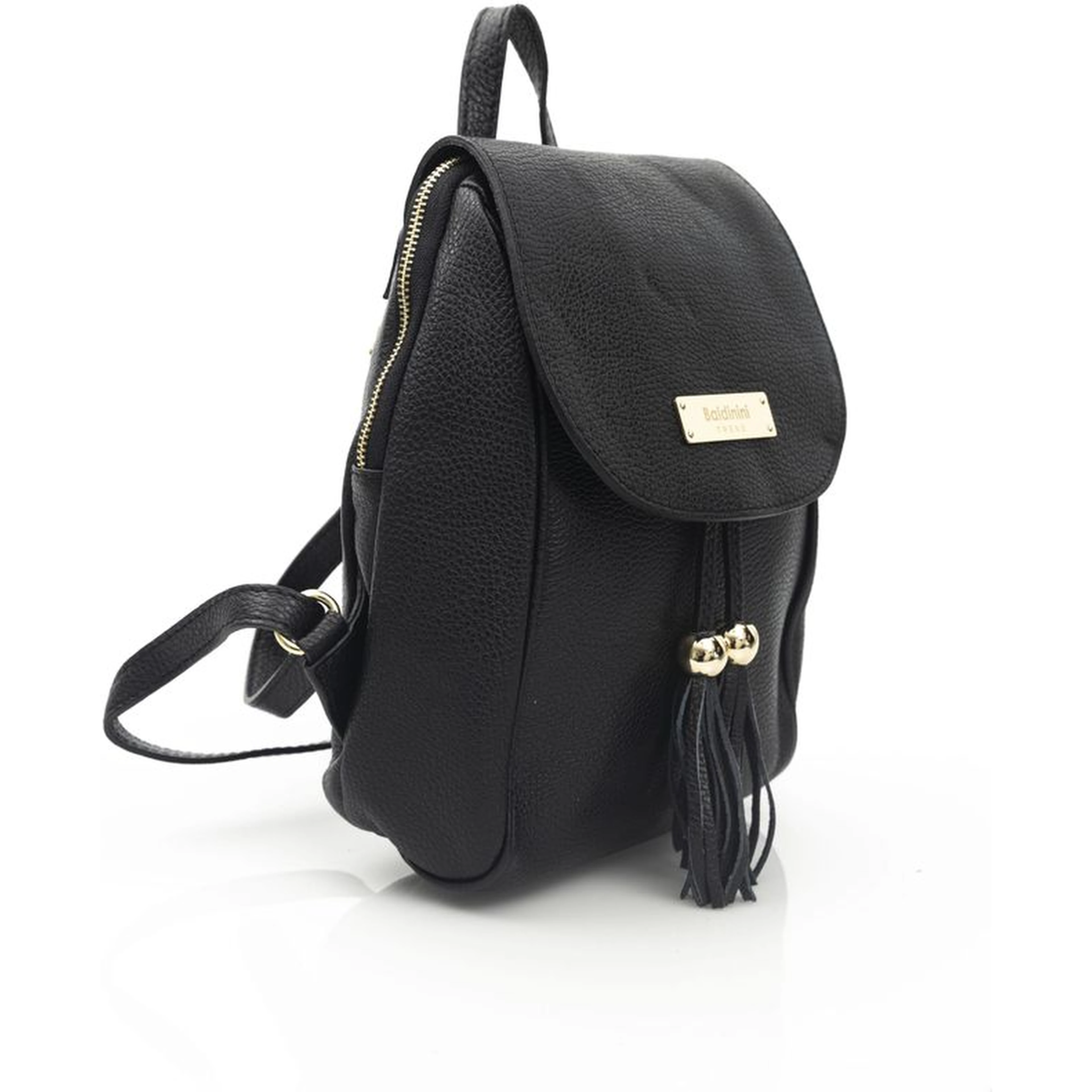 Black Cowhide Crossbody Bag
