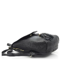 Black Cowhide Crossbody Bag