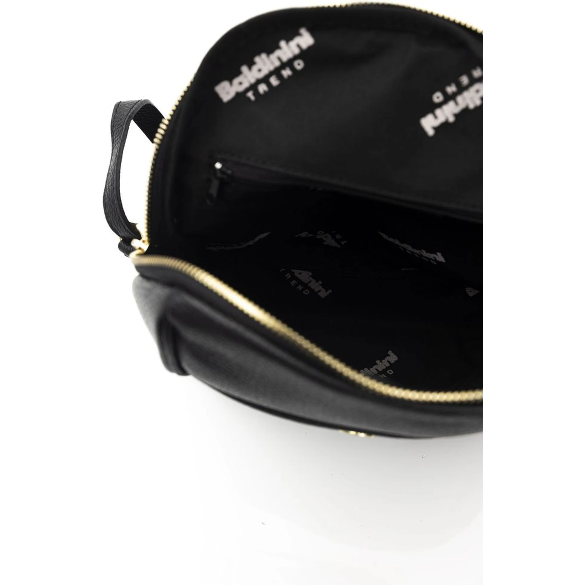 Black Cowhide Crossbody Bag