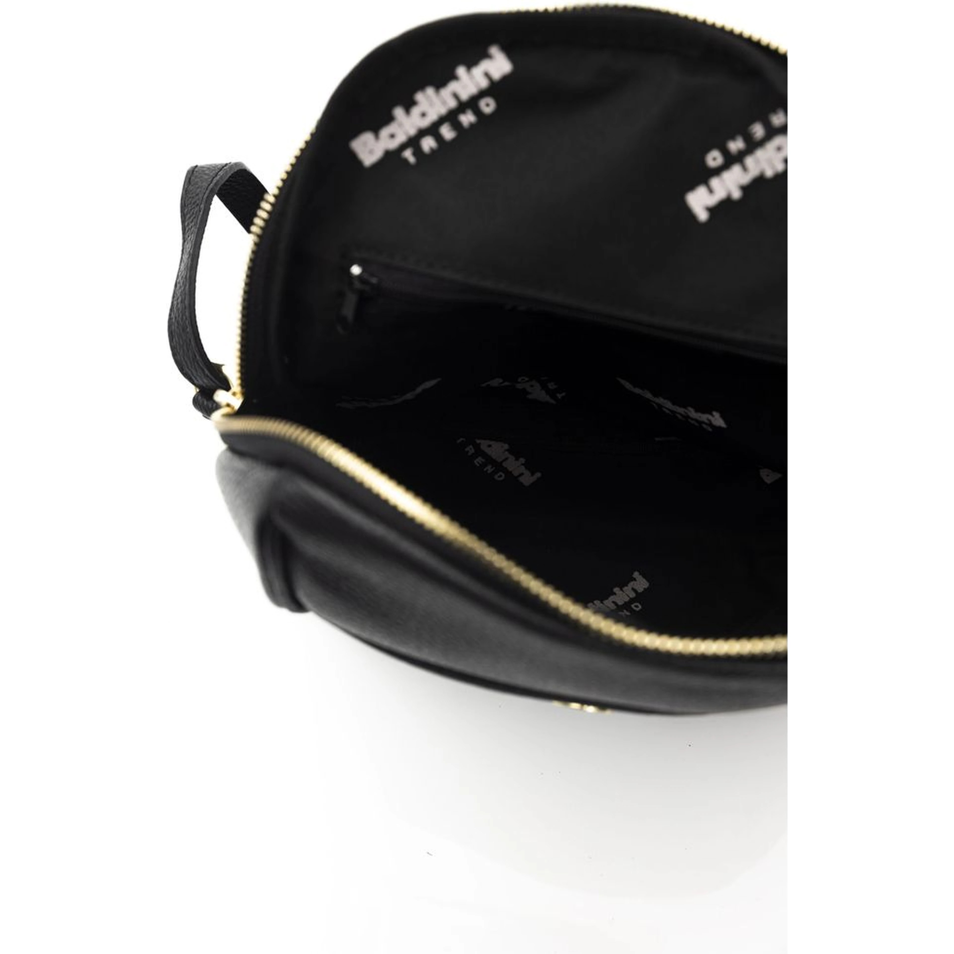 Black Cowhide Crossbody Bag