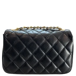 Black Cowhide Crossbody Bag