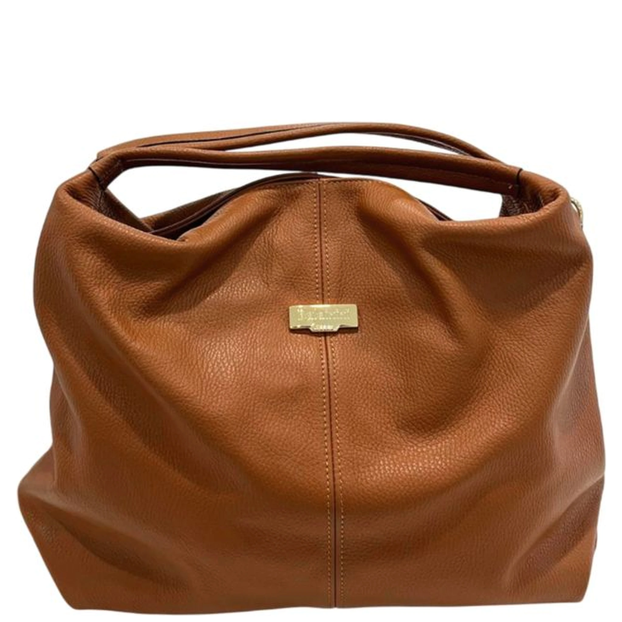 Brown Cowhide Shoulder Bag