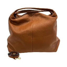 Brown Cowhide Shoulder Bag