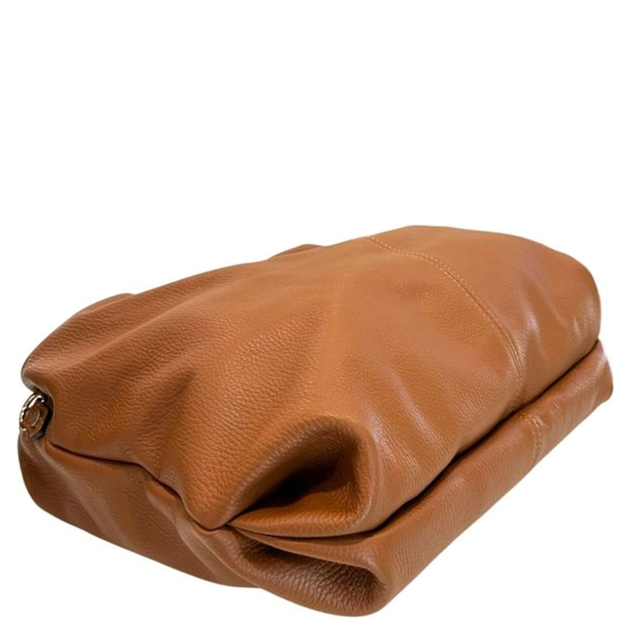 Brown Cowhide Shoulder Bag