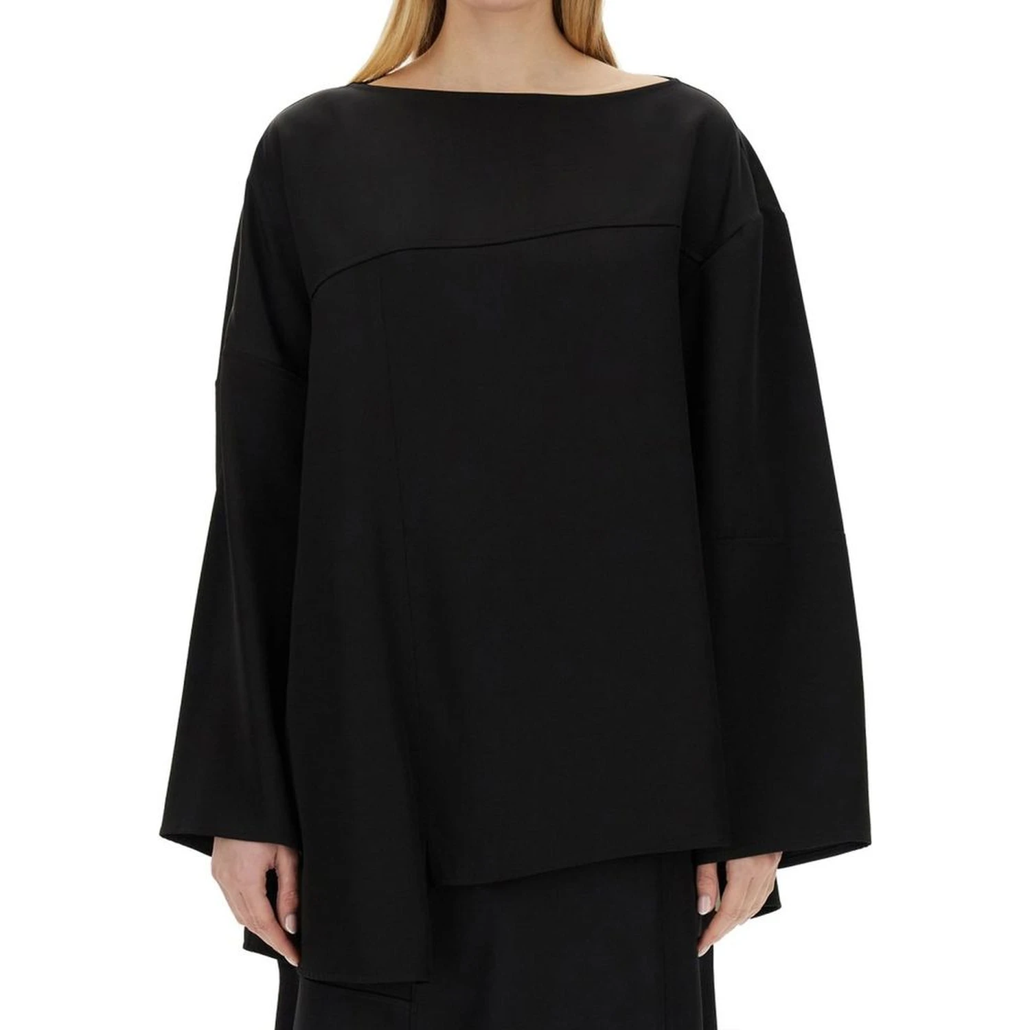 Black Silk Blouse