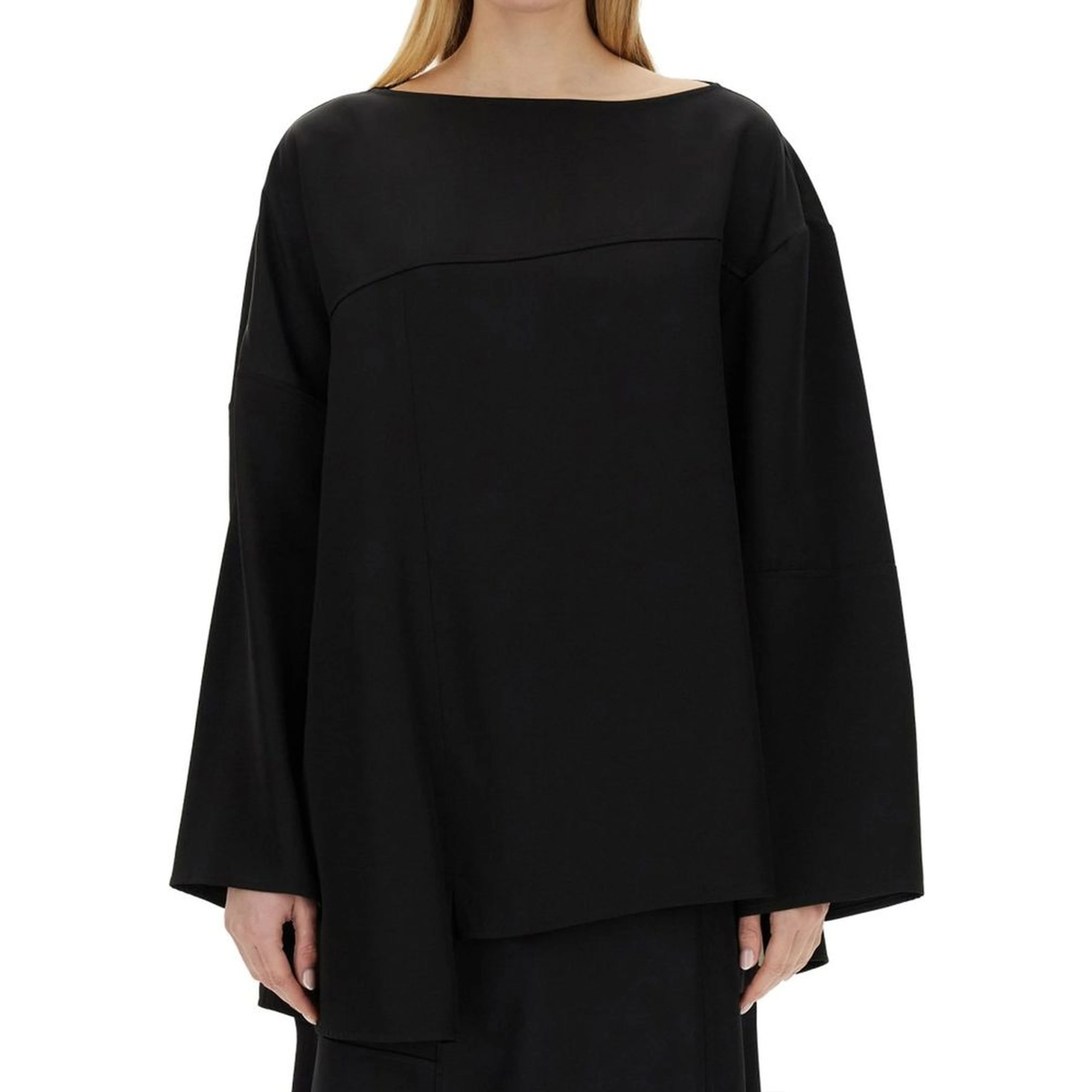 Black Silk Blouse