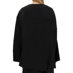 Black Silk Blouse