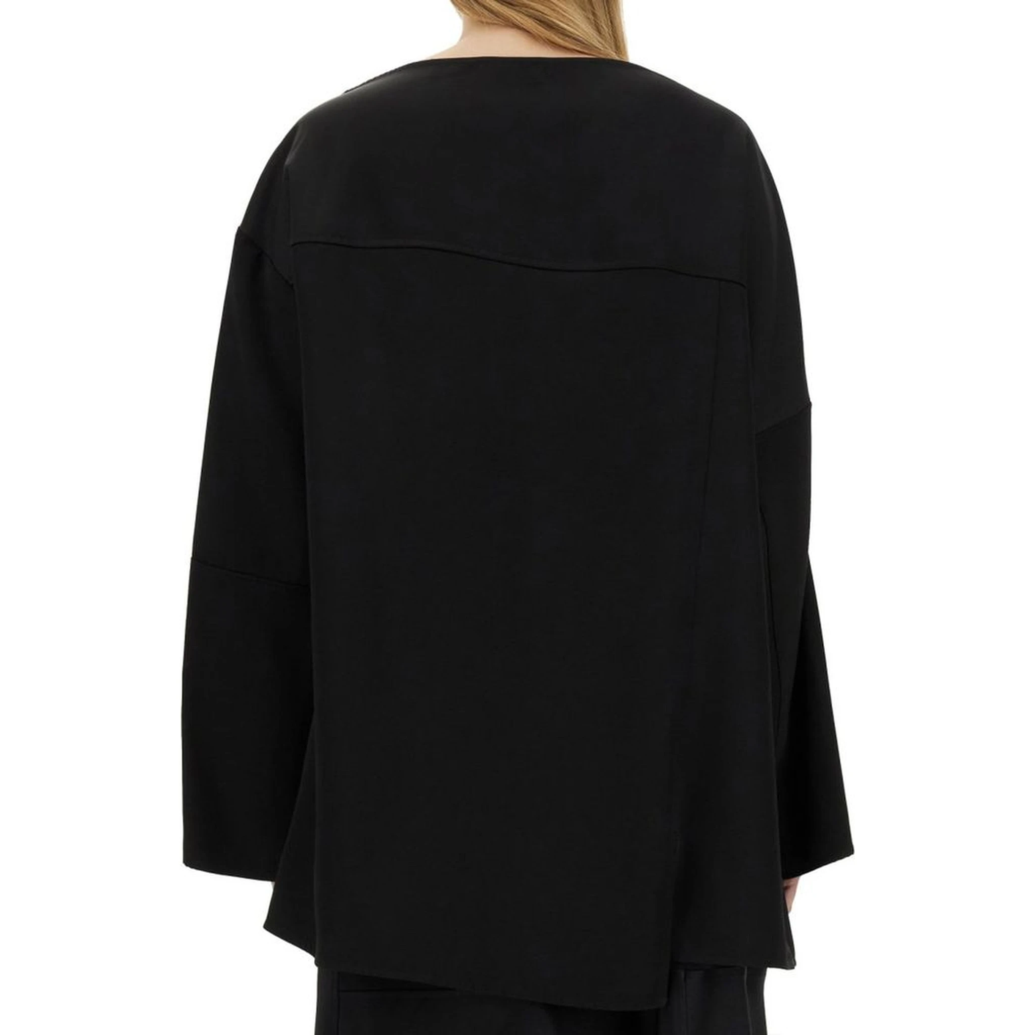 Black Silk Blouse