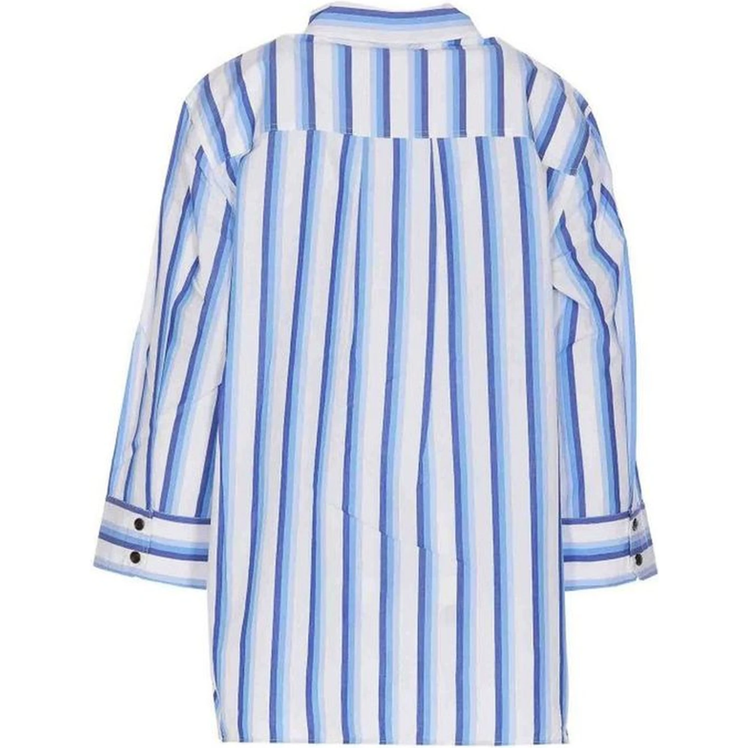Blue Cotton Pattern Shirt