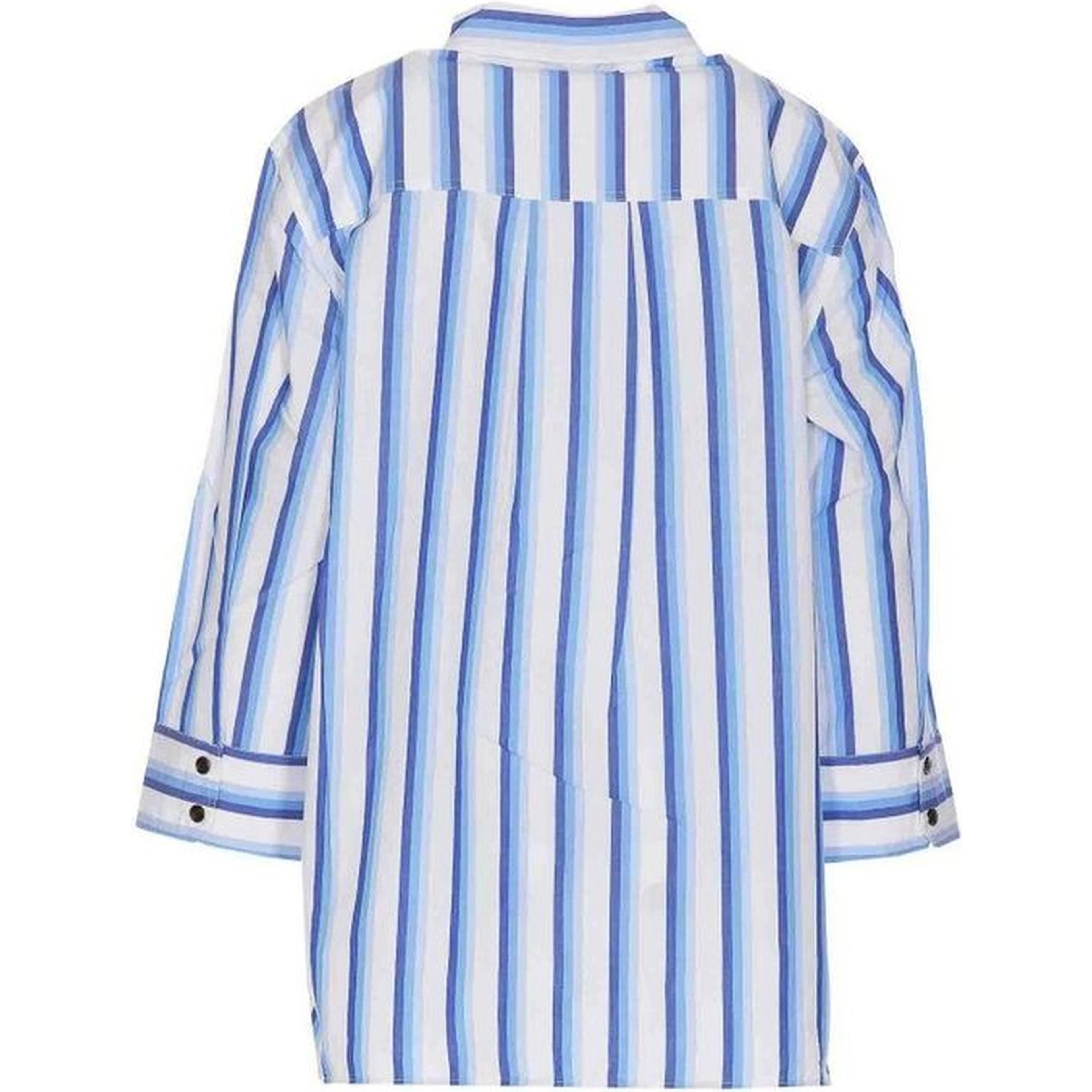 Blue Cotton Pattern Shirt