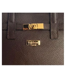 Brown Cowhide Shoulder Bag