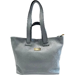 Blue Cowhide Clutch Bag