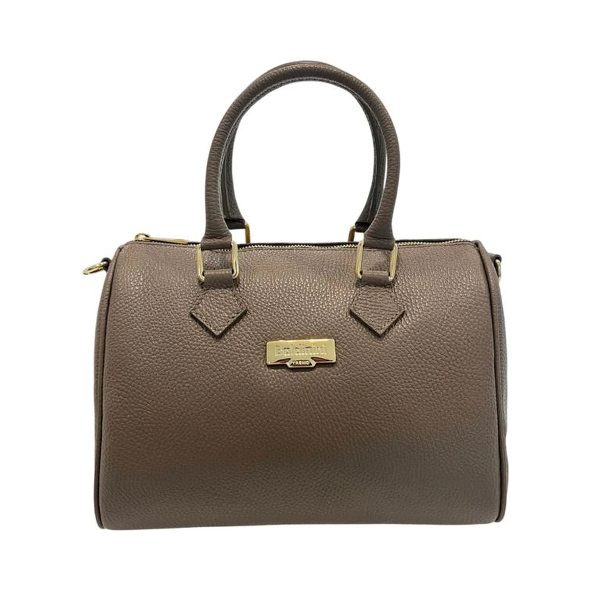 Brown Cowhide Shoulder Bag