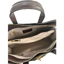 Brown Cowhide Shoulder Bag