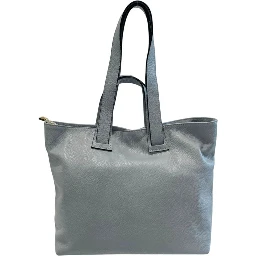 Blue Cowhide Clutch Bag