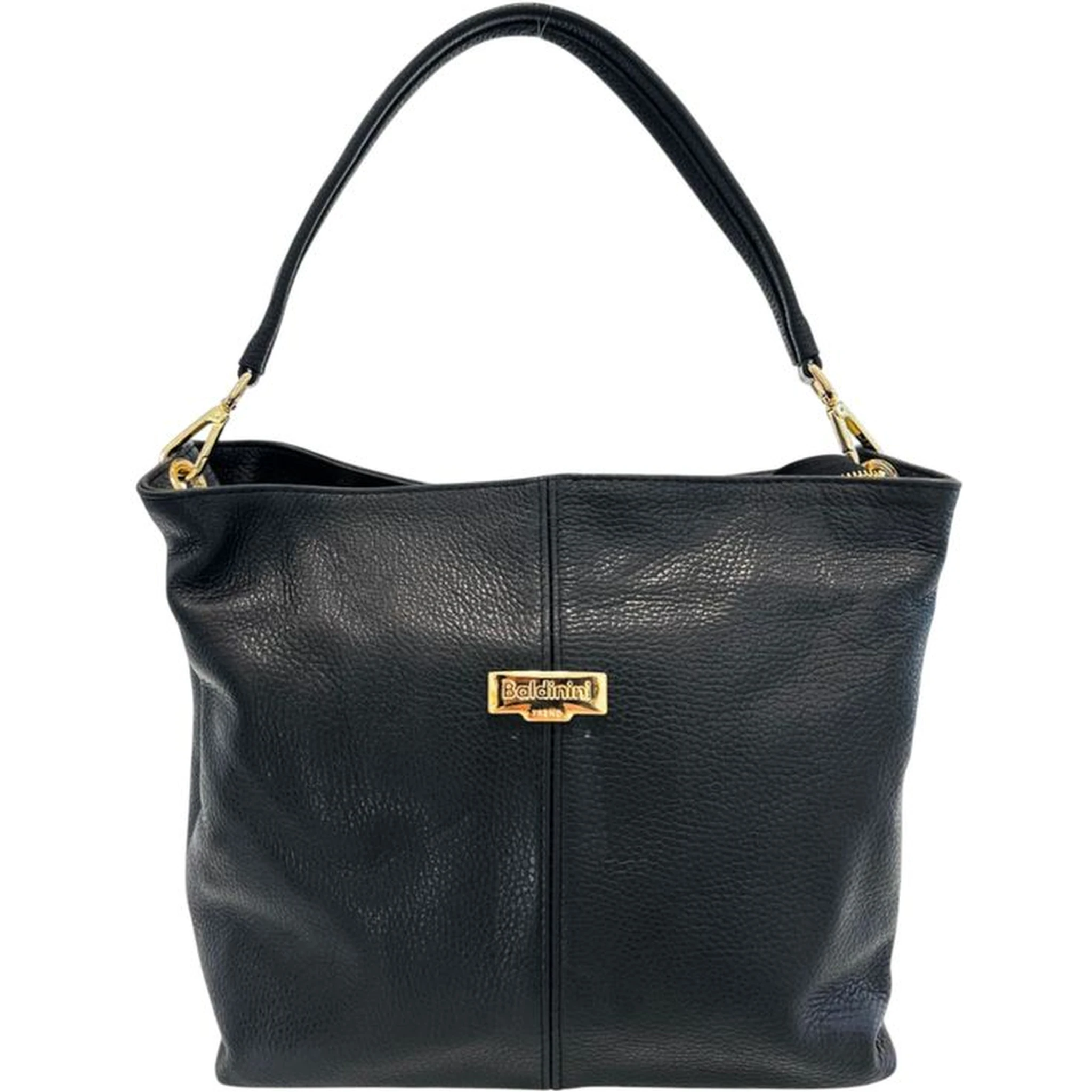 Black Cowhide Clutch Bag