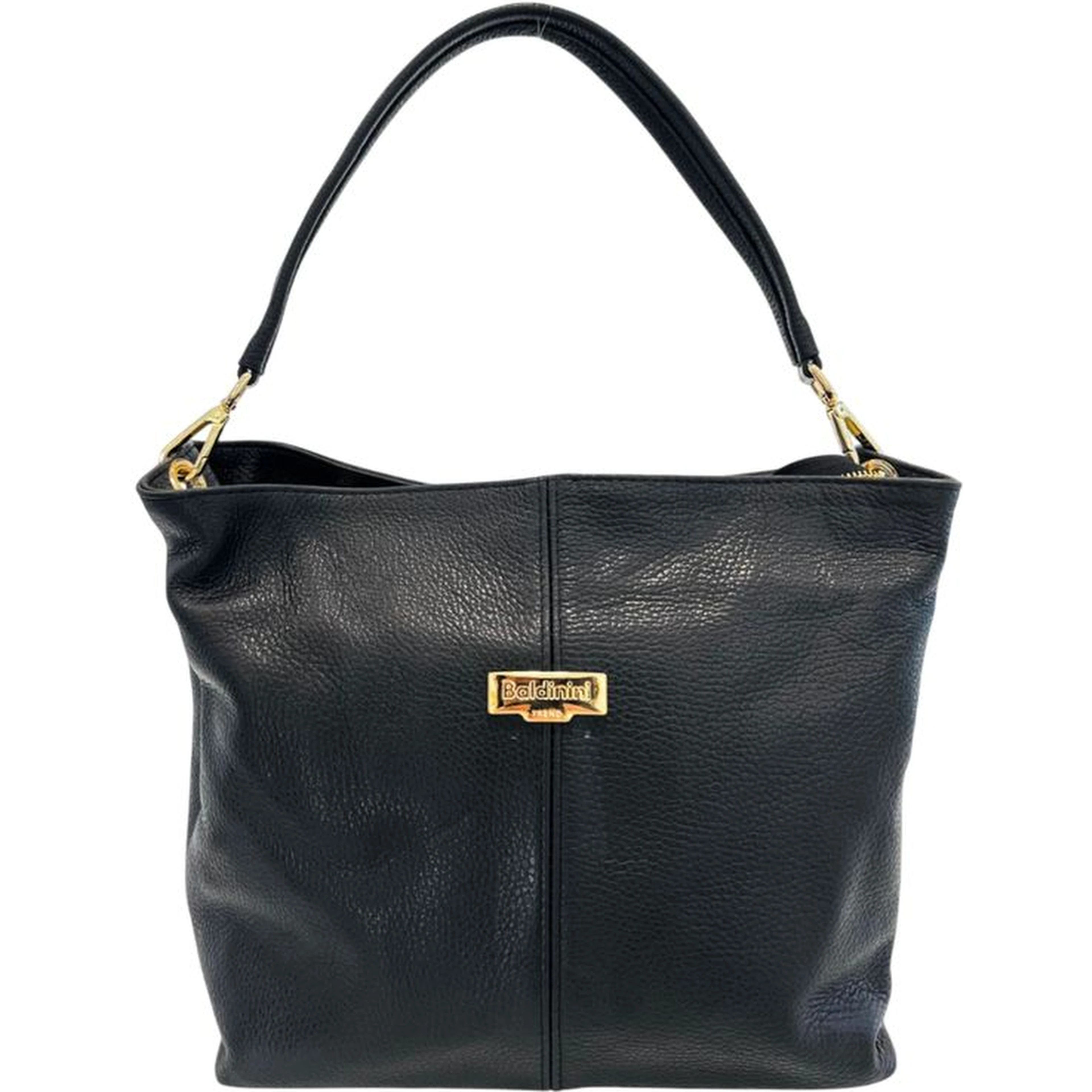 Black Cowhide Clutch Bag