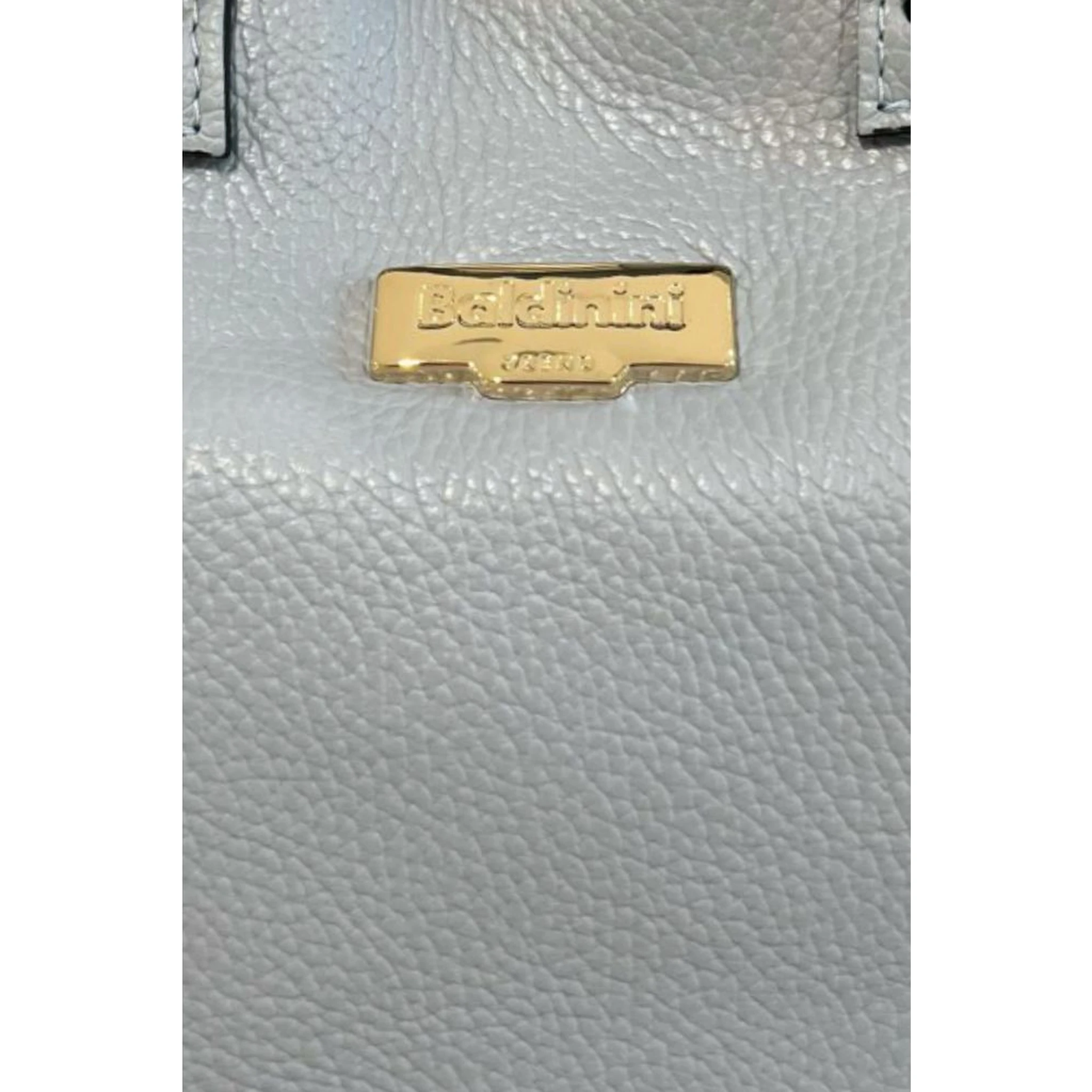 Blue Cowhide Clutch Bag