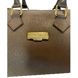 Brown Cowhide Shoulder Bag