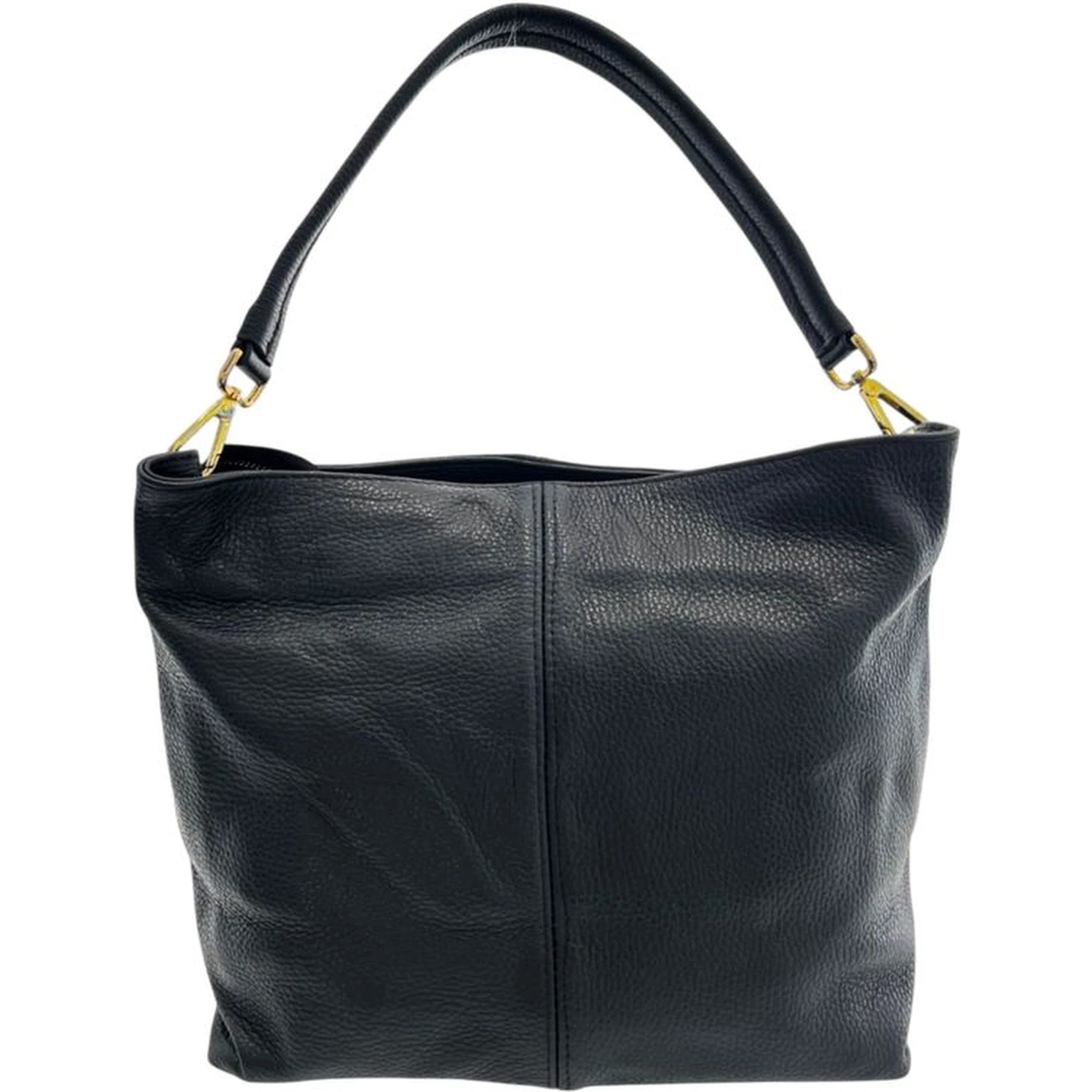 Black Cowhide Clutch Bag