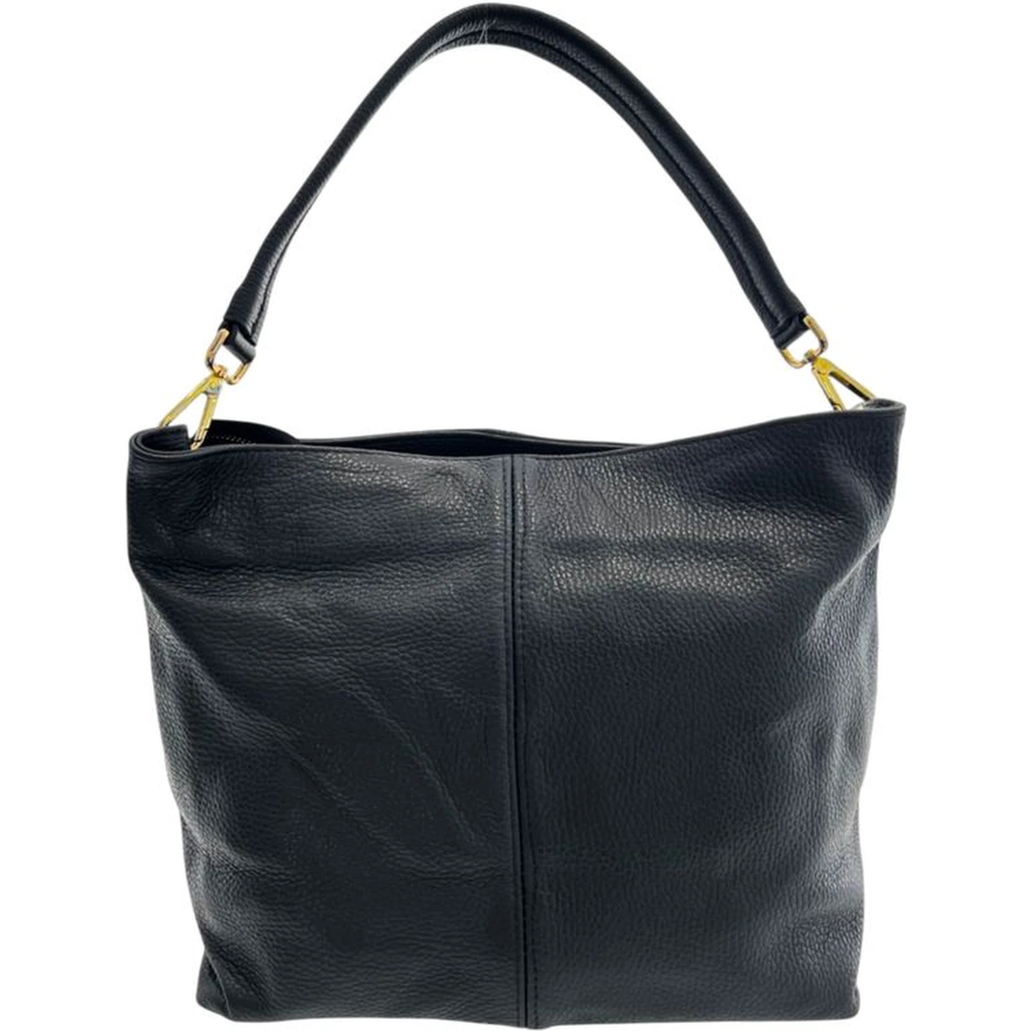 Black Cowhide Clutch Bag