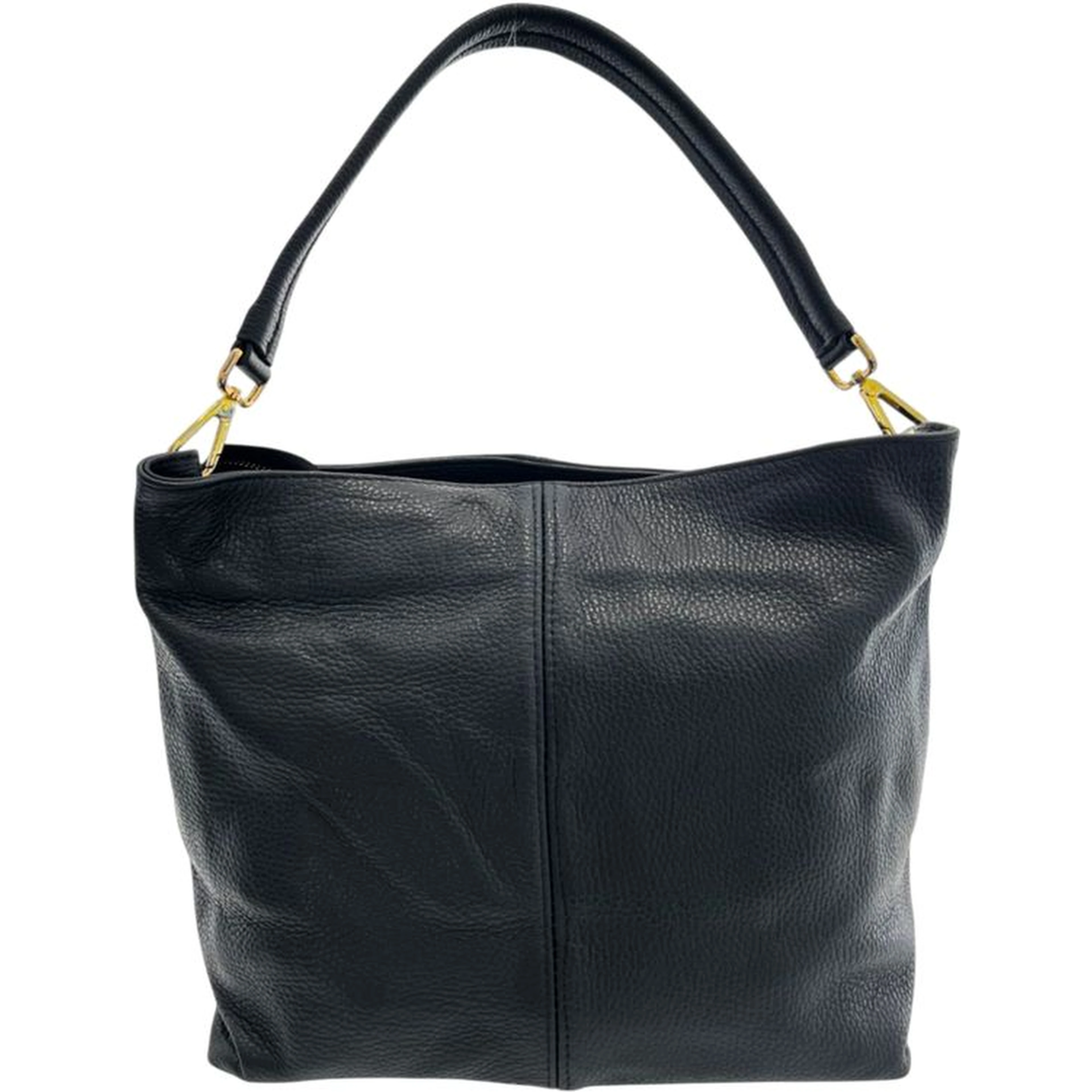 Black Cowhide Clutch Bag