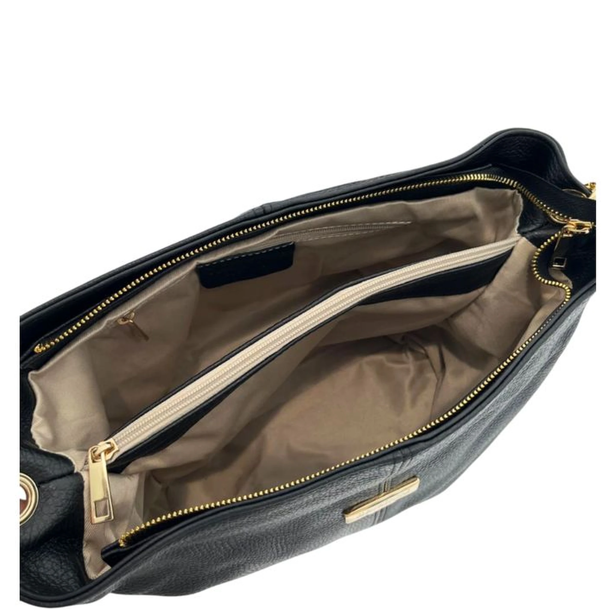 Black Cowhide Clutch Bag