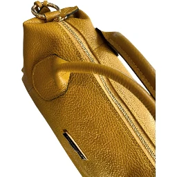 Bicolor Cowhide Shoulder Bag