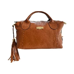 Brown Cowhide Shoulder Bag