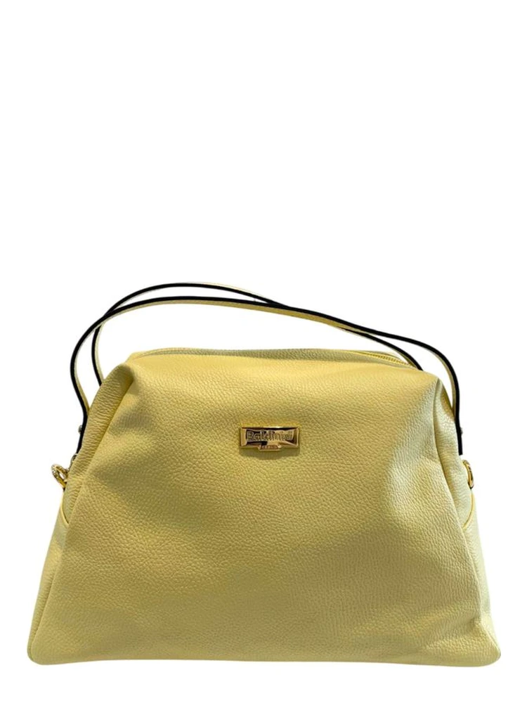 Bicolor Cowhide Clutch Bag