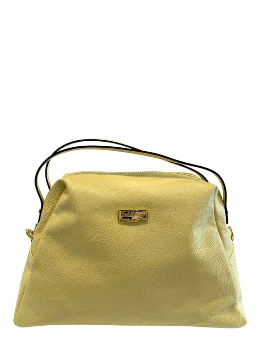 Bicolor Cowhide Clutch Bag