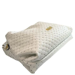 White Cowhide Shoulder Bag