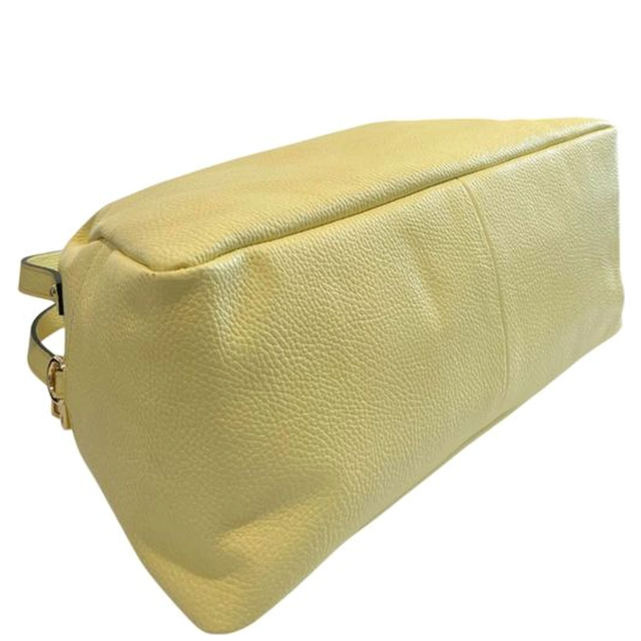 Bicolor Cowhide Clutch Bag