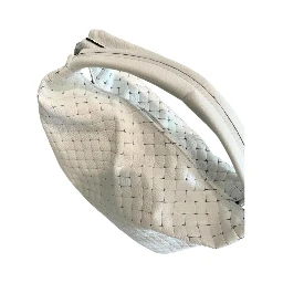 White Cowhide Shoulder Bag