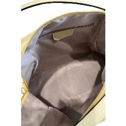 Bicolor Cowhide Clutch Bag