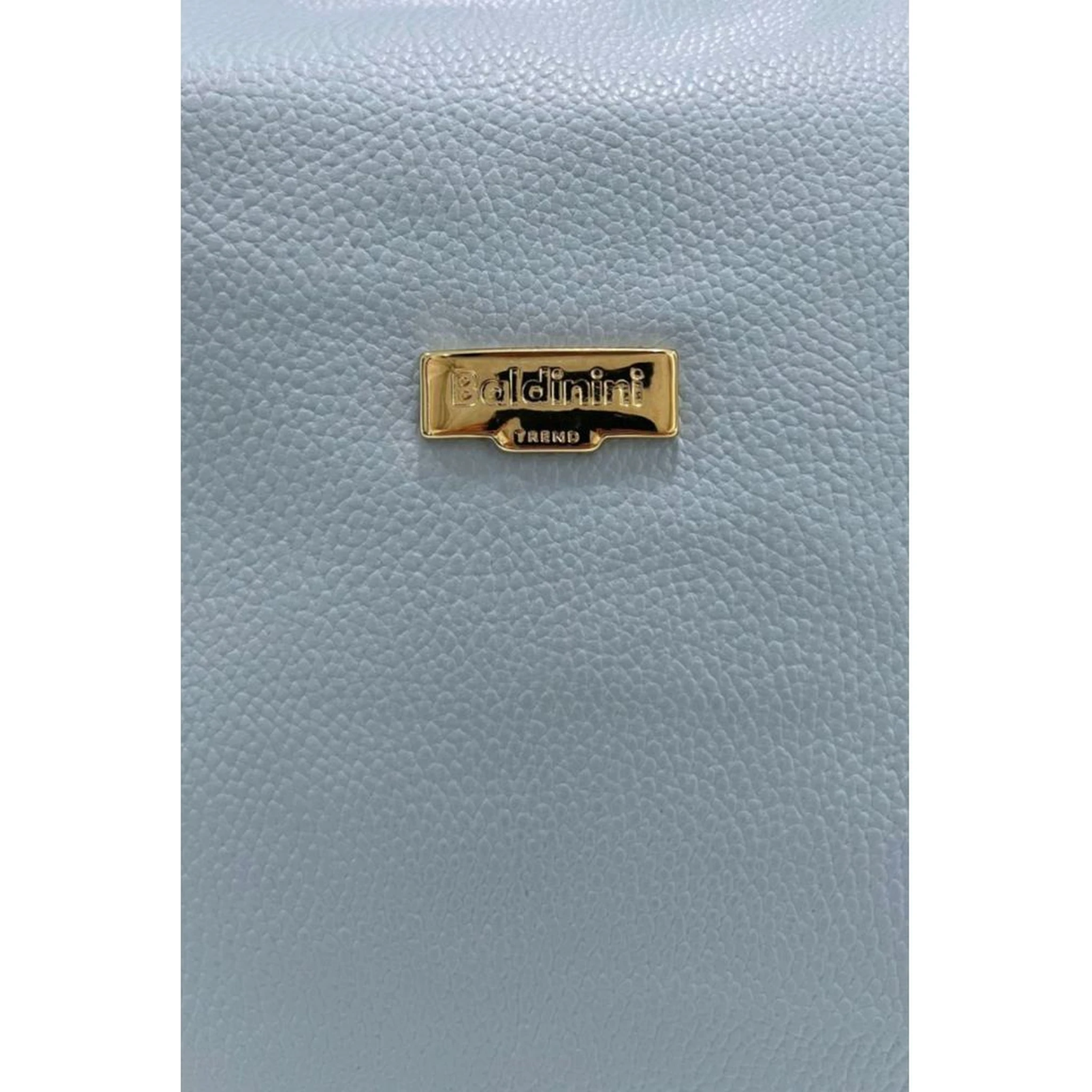 Blue Cowhide Clutch Bag