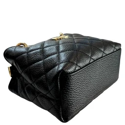 Black Cowhide Shoulder Bag