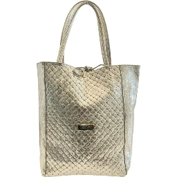 Gray Cowhide Clutch Bag