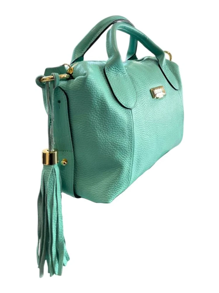 Bicolor Cowhide Shoulder Bag alternative