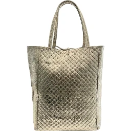 Gray Cowhide Clutch Bag