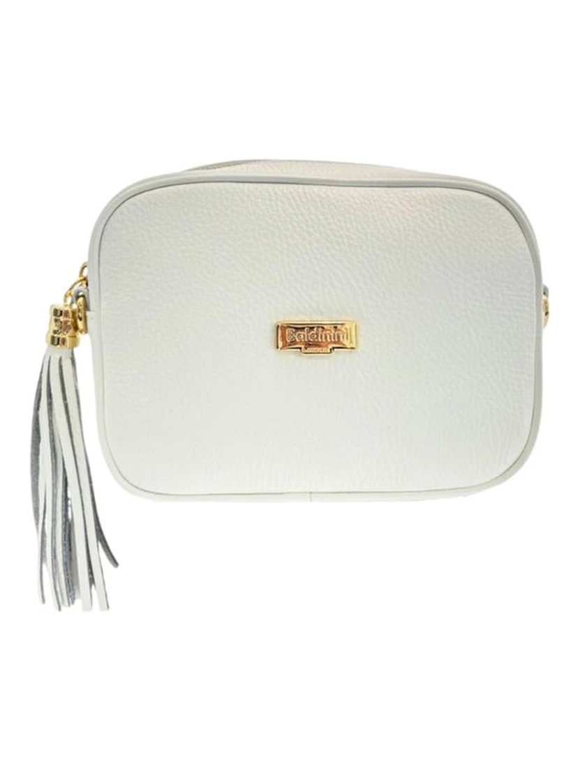 White Cowhide Crossbody Bag