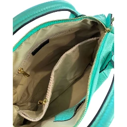 Bicolor Cowhide Shoulder Bag