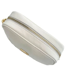 White Cowhide Crossbody Bag