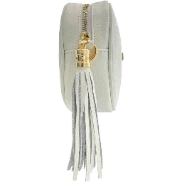 White Cowhide Crossbody Bag