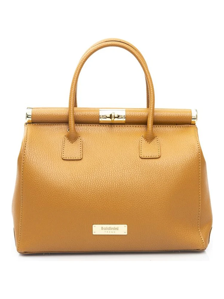 Brown Cowhide Clutch Bag