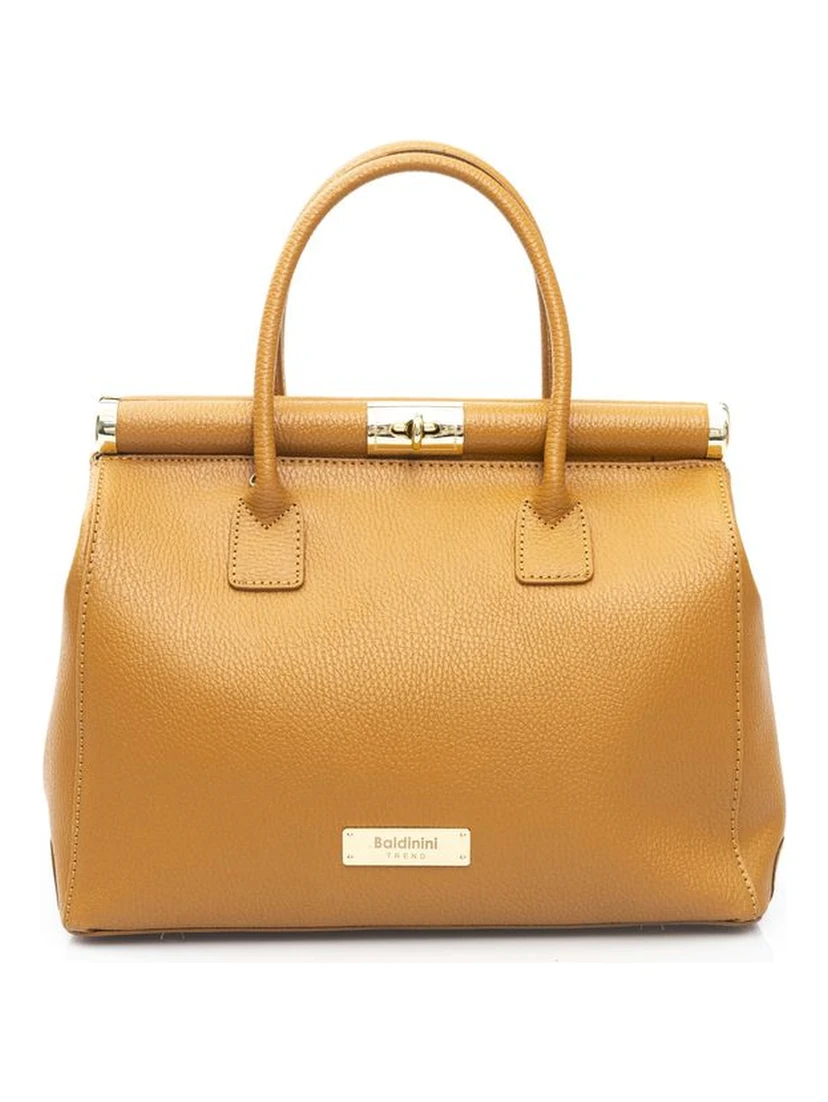 Brown Cowhide Clutch Bag