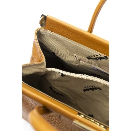 Brown Cowhide Clutch Bag