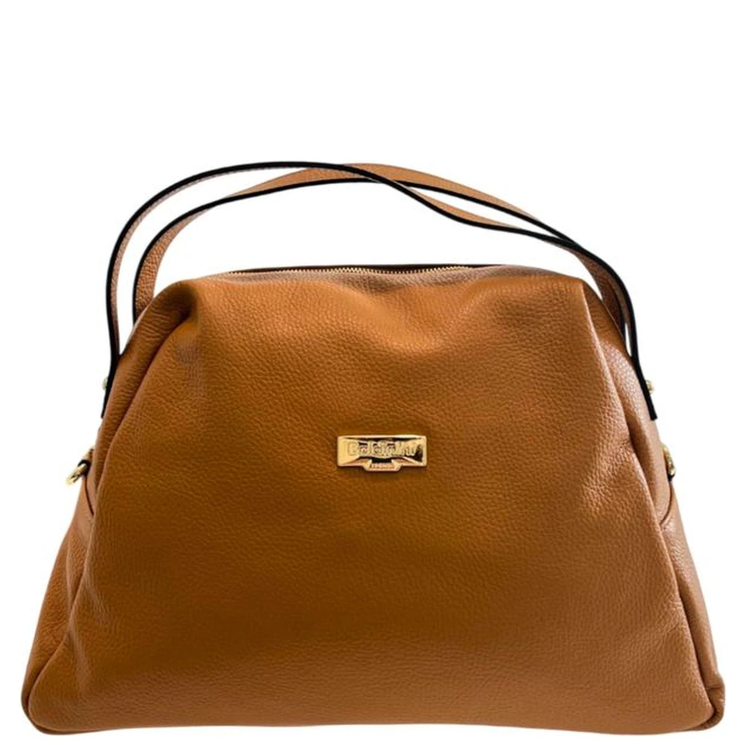 Brown Cowhide Clutch Bag