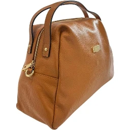 Brown Cowhide Clutch Bag